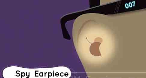 Unique aspects of spy earpieces